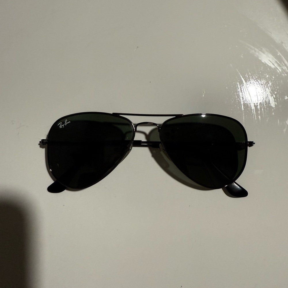 Ray bans polarized aviator glasses